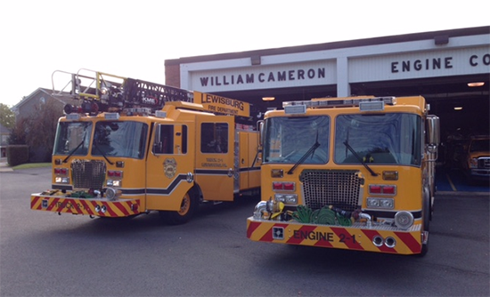 photo of WCEC fire engines