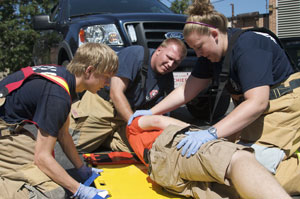 photo of emts in action