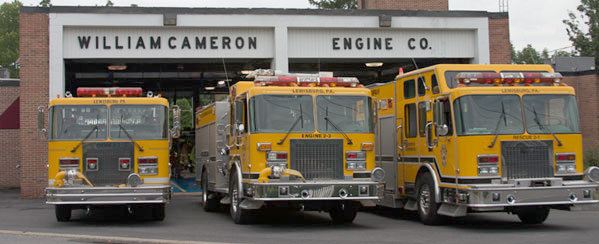 photo of WCEC fire engines
