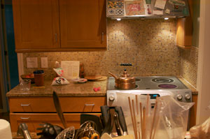photo of kitchen range